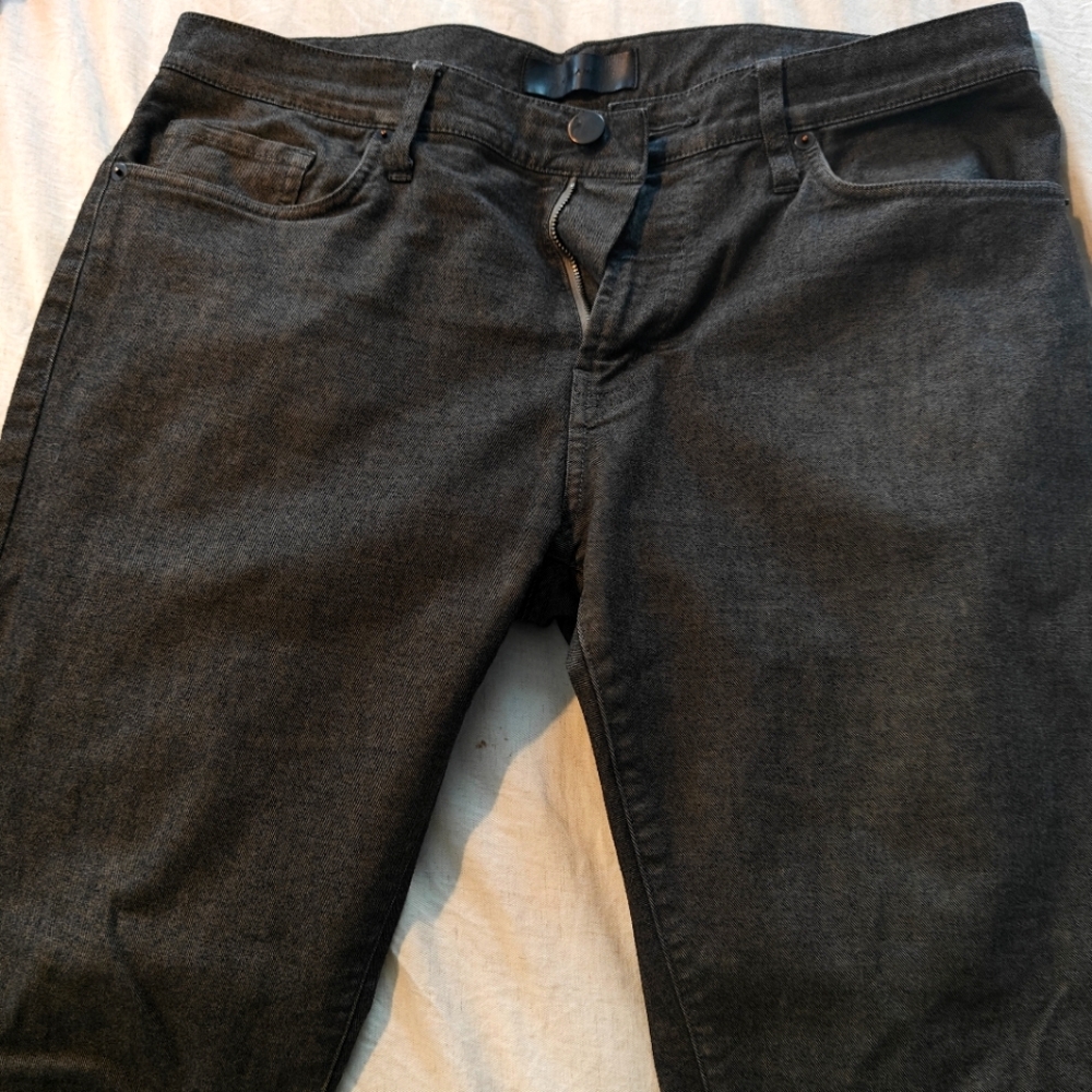 J Brand five pocket pants. Size 34. Charcoal color.